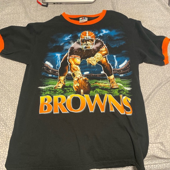 Other - Vintage Cleveland browns ringer tee
